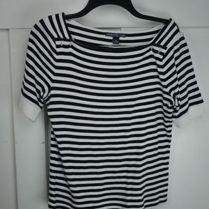 American Living stripe long sleeve top